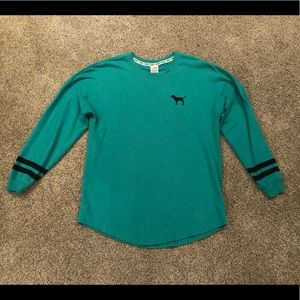 Victoria’s Secret PINK Green Pullover Size Small